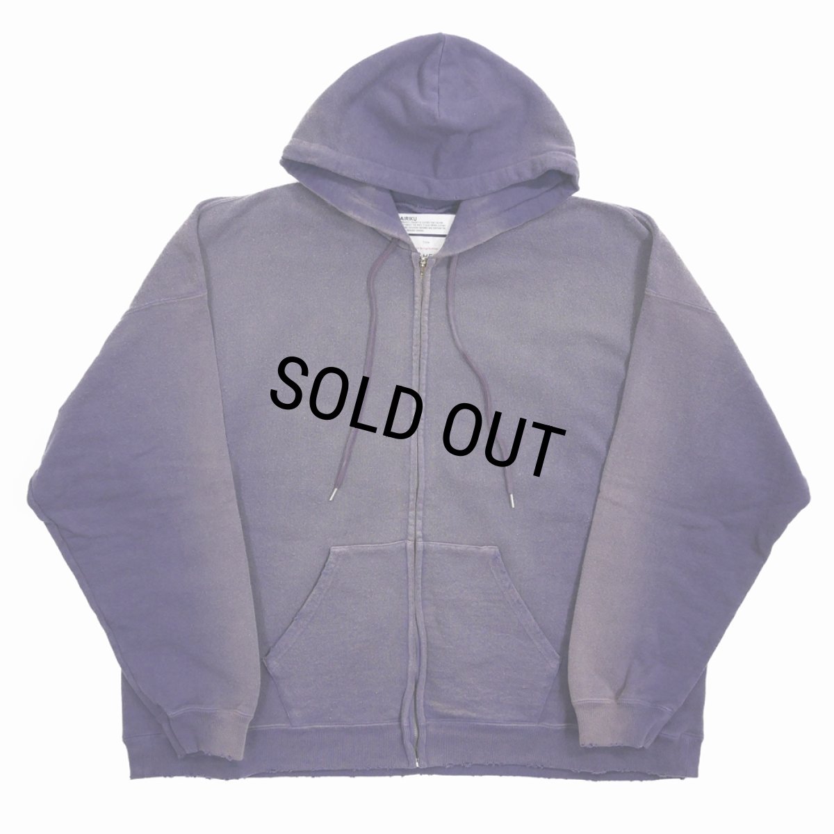 画像1: DAIRIKU/"Sunburn" Vintage Zip Up Hodie（Sunburn Navy） 【30%OFF】［ジップアップフーディー-24春夏］ (1)