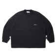 画像1: COOTIE PRODUCTIONS/Nylon Light Cloth Football L/S Tee（Black）［ナイロンライトクロスフットボール-24春夏］ (1)