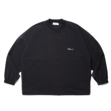 画像1: COOTIE PRODUCTIONS/Nylon Light Cloth Football L/S Tee（Black）［ナイロンライトクロスフットボール-24春夏］ (1)