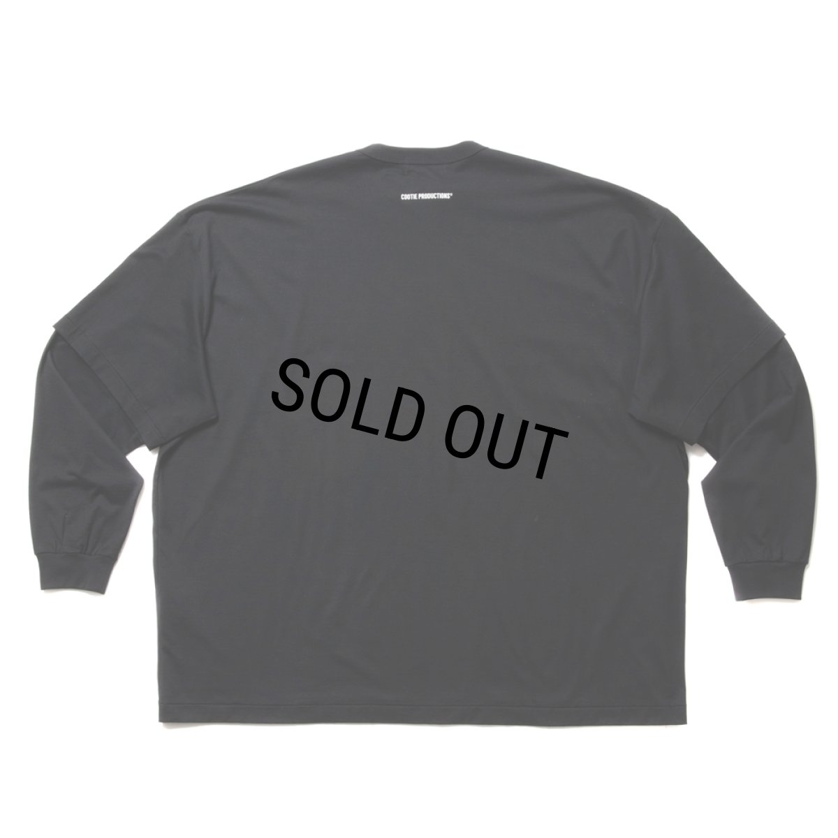 画像2: COOTIE PRODUCTIONS/Supima Oversized Cellie L/S Tee（Black）［オーバーサイズセリー長袖T-24春夏］ (2)
