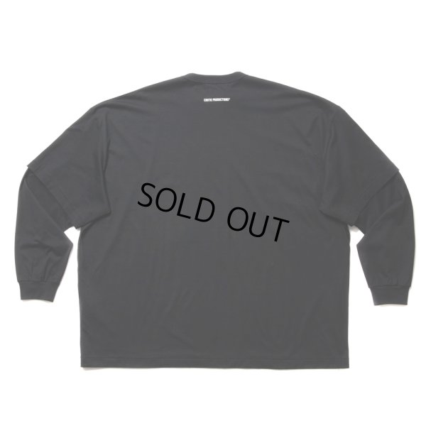 画像2: COOTIE PRODUCTIONS/Supima Oversized Cellie L/S Tee（Black）［オーバーサイズセリー長袖T-24春夏］