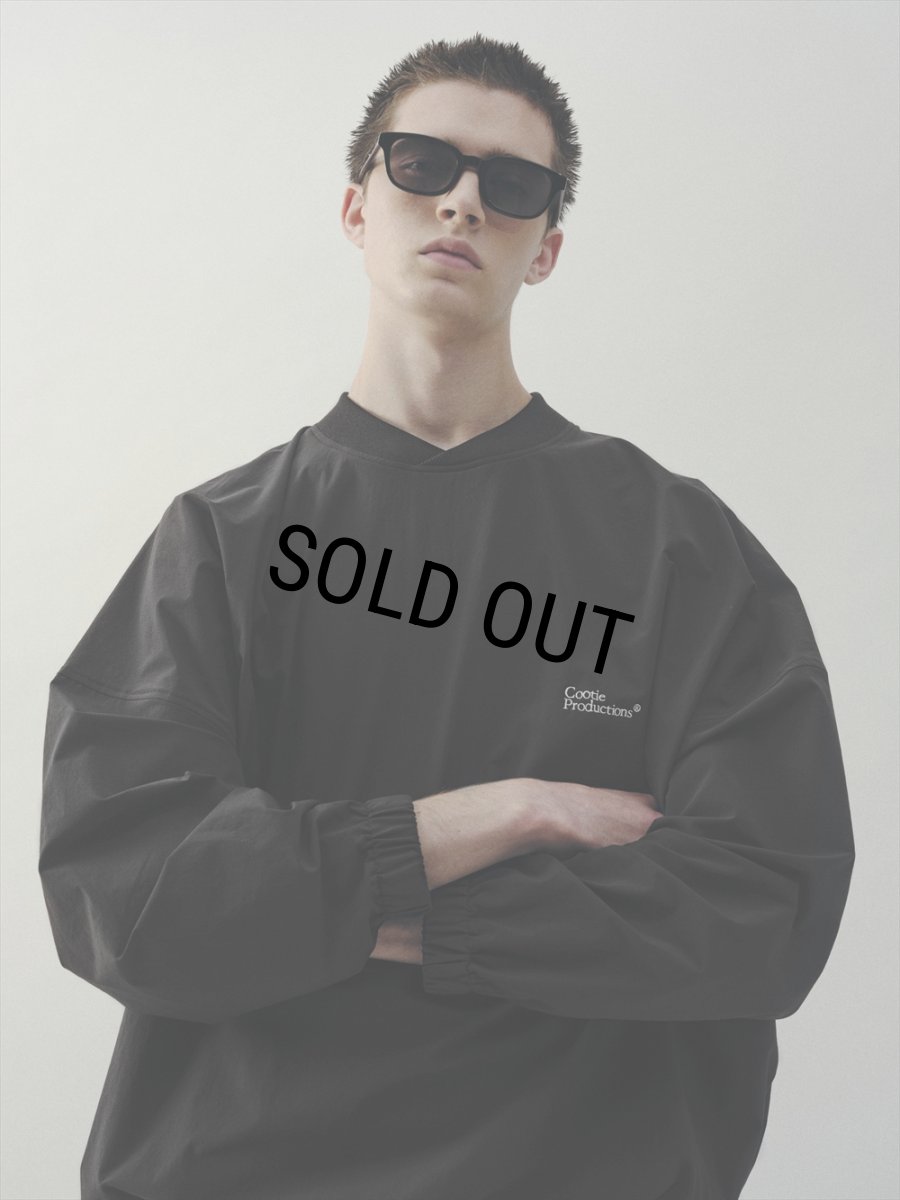 画像7: COOTIE PRODUCTIONS/Nylon Light Cloth Football L/S Tee（Black）［ナイロンライトクロスフットボール-24春夏］ (7)