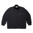 COOTIE PRODUCTIONS/Nylon Light Cloth Half Zip L/S Tee（Black