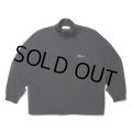 COOTIE PRODUCTIONS/Nylon Light Cloth Half Zip L/S Tee（Black）［ナイロンライトクロスハーフジップ-24春夏］