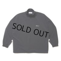COOTIE PRODUCTIONS/Nylon Light Cloth Half Zip L/S Tee（Black）［ナイロンライトクロスハーフジップ-24春夏］