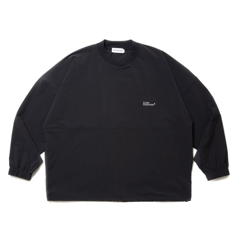 画像1: COOTIE PRODUCTIONS/Nylon Light Cloth Football L/S Tee（Black）［ナイロンライトクロスフットボール-24春夏］