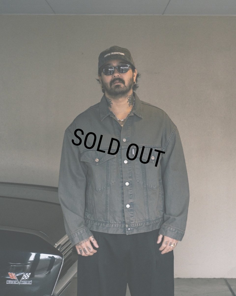 画像2: COOTIE PRODUCTIONS/3rd Type Denim Jacket（Indigo Sooty）［サードタイプデニムJKT-24春夏］ (2)