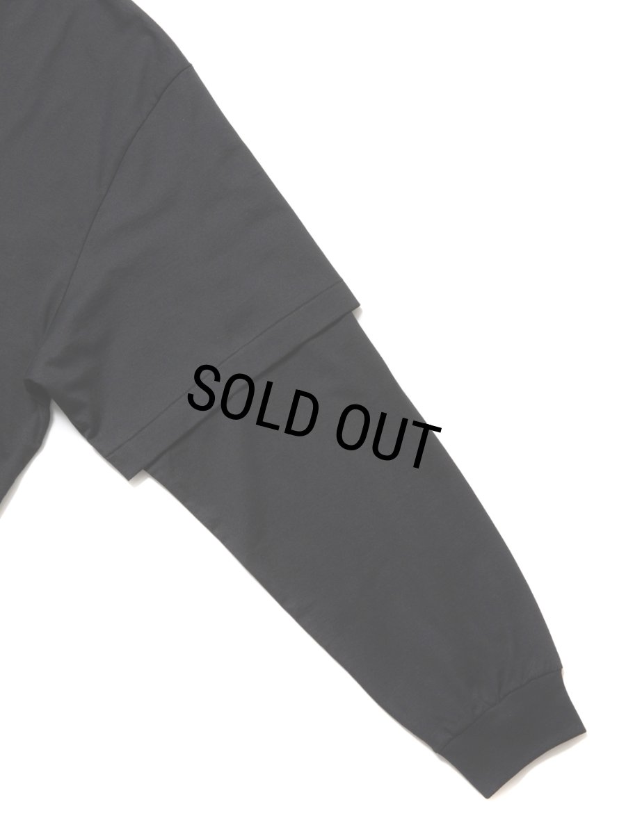 画像3: COOTIE PRODUCTIONS/Supima Oversized Cellie L/S Tee（Black）［オーバーサイズセリー長袖T-24春夏］ (3)
