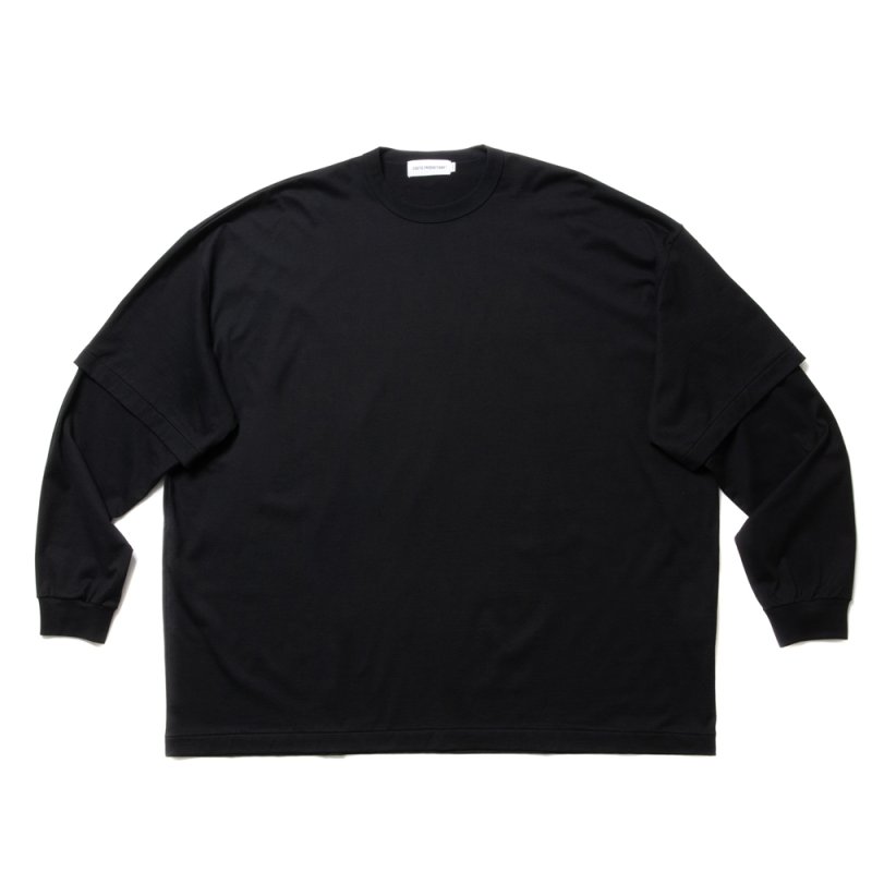 画像1: COOTIE PRODUCTIONS/Supima Oversized Cellie L/S Tee（Black）［オーバーサイズセリー長袖T-24春夏］