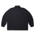 画像2: COOTIE PRODUCTIONS/Nylon Light Cloth Half Zip L/S Tee（Black）［ナイロンライトクロスハーフジップ-24春夏］ (2)