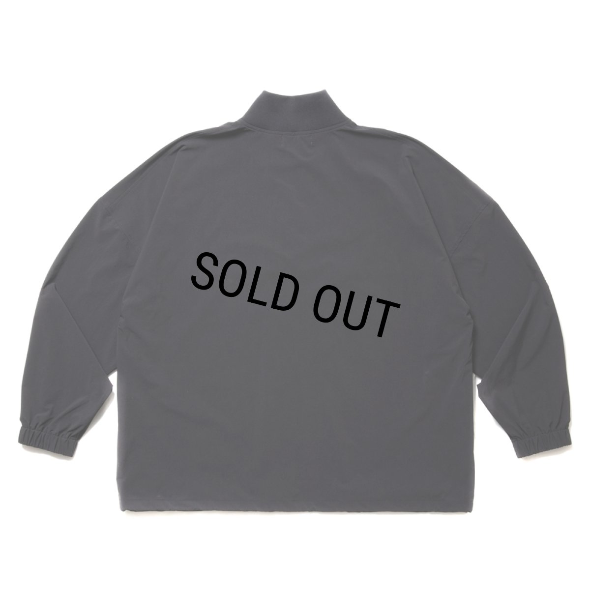 画像2: COOTIE PRODUCTIONS/Nylon Light Cloth Half Zip L/S Tee（Black）［ナイロンライトクロスハーフジップ-24春夏］ (2)