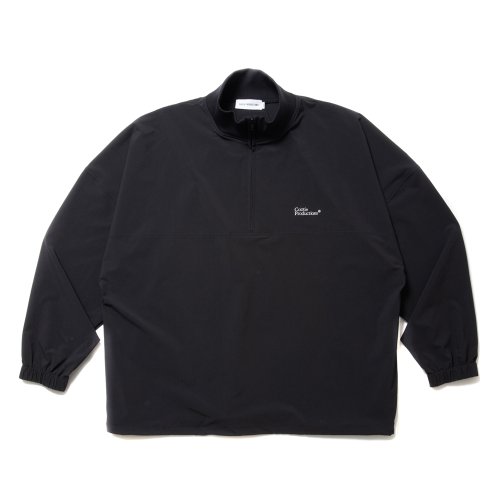 他の写真1: COOTIE PRODUCTIONS/Nylon Light Cloth Half Zip L/S Tee（Black）［ナイロンライトクロスハーフジップ-24春夏］