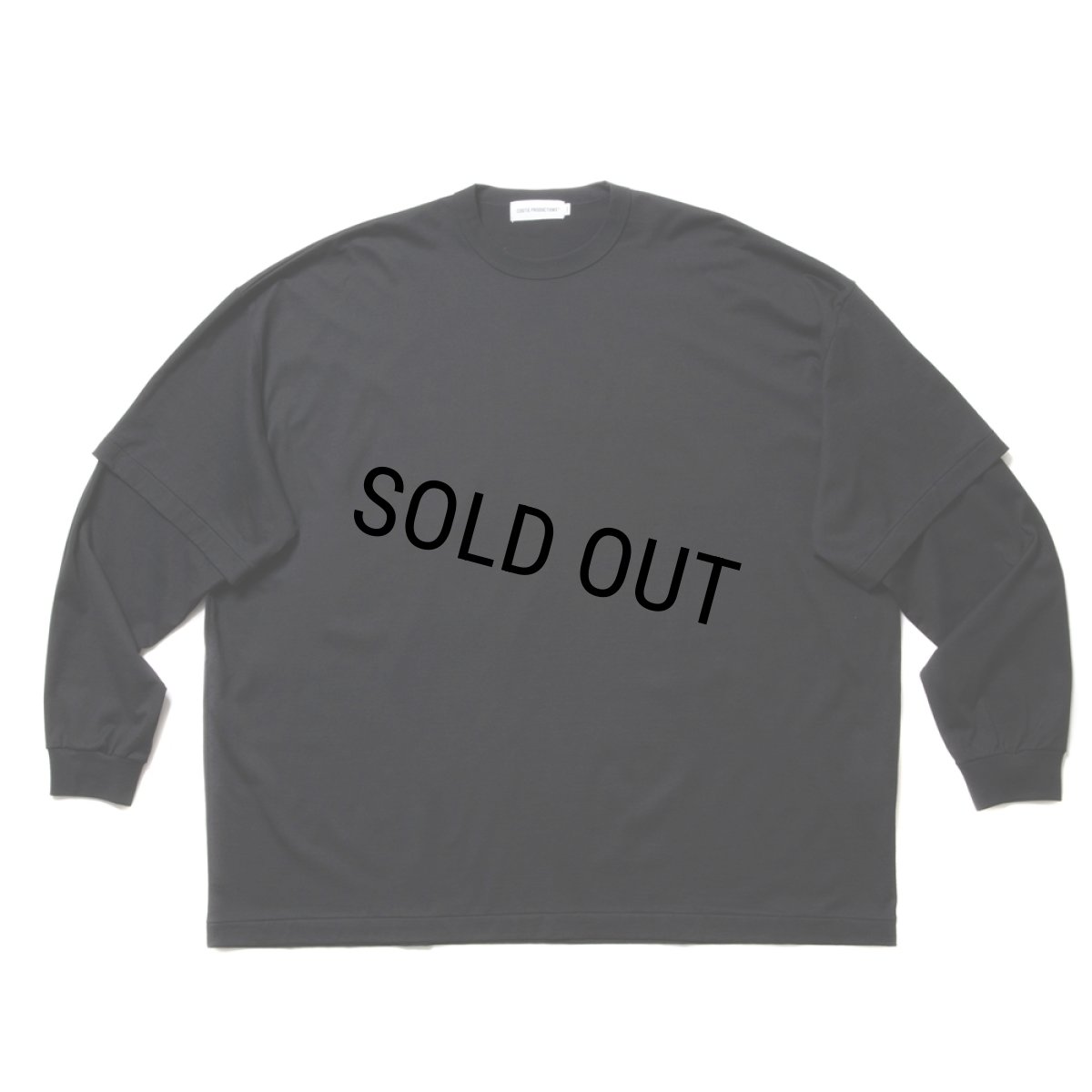 画像1: COOTIE PRODUCTIONS/Supima Oversized Cellie L/S Tee（Black）［オーバーサイズセリー長袖T-24春夏］ (1)