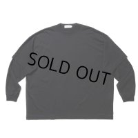 COOTIE PRODUCTIONS/Supima Oversized Cellie L/S Tee（Black）［オーバーサイズセリー長袖T-24春夏］