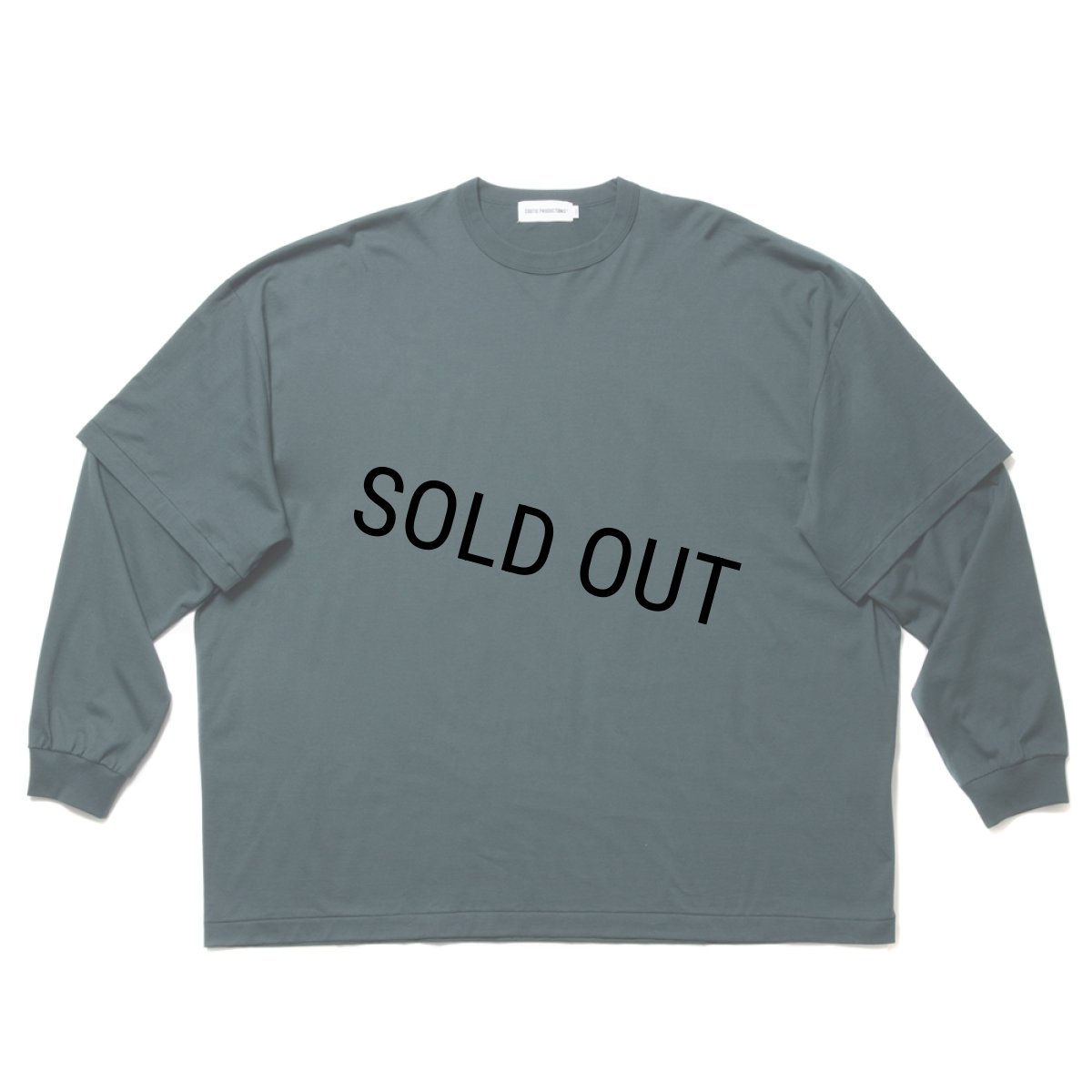 画像1: COOTIE PRODUCTIONS/Supima Oversized Cellie L/S Tee（Dark Green）［オーバーサイズセリー長袖T-24春夏］ (1)