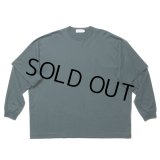 COOTIE PRODUCTIONS/Supima Oversized Cellie L/S Tee（Dark Green）［オーバーサイズセリー長袖T-24春夏］