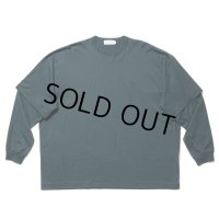 COOTIE PRODUCTIONS/Supima Oversized Cellie L/S Tee（Dark Green）［オーバーサイズセリー長袖T-24春夏］