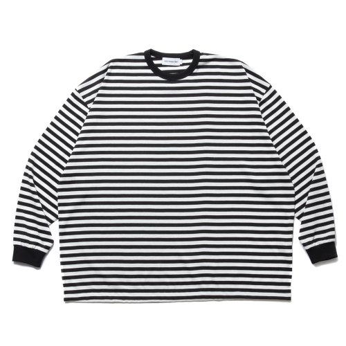 他の写真1: COOTIE PRODUCTIONS/Polyester Border L/S Tee（Black/White）［ボーダー長袖T-24春夏］