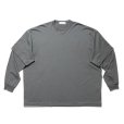 画像1: COOTIE PRODUCTIONS/Supima Oversized Cellie L/S Tee（Gray）［オーバーサイズセリー長袖T-24春夏］ (1)