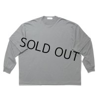 COOTIE PRODUCTIONS/Supima Oversized Cellie L/S Tee（Gray）［オーバーサイズセリー長袖T-24春夏］