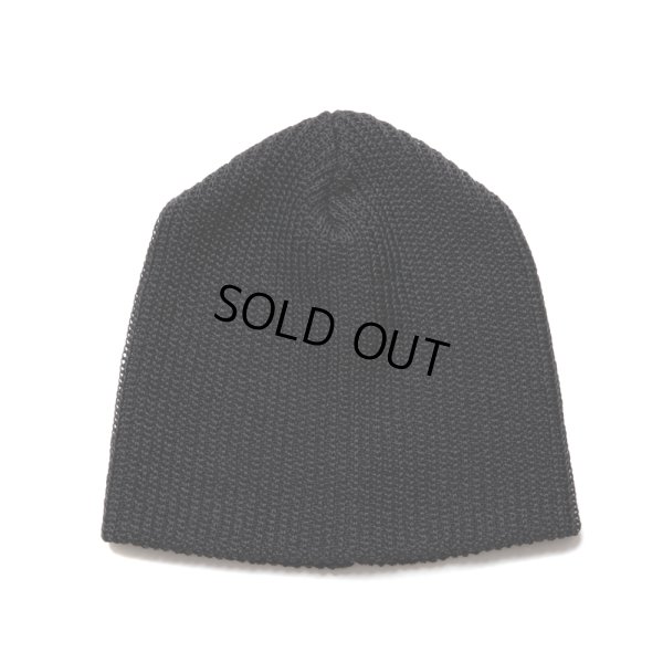 画像1: COOTIE PRODUCTIONS/Rib Stitch Cuffless Beanie（Black）［カフレスビーニー-24春夏］
