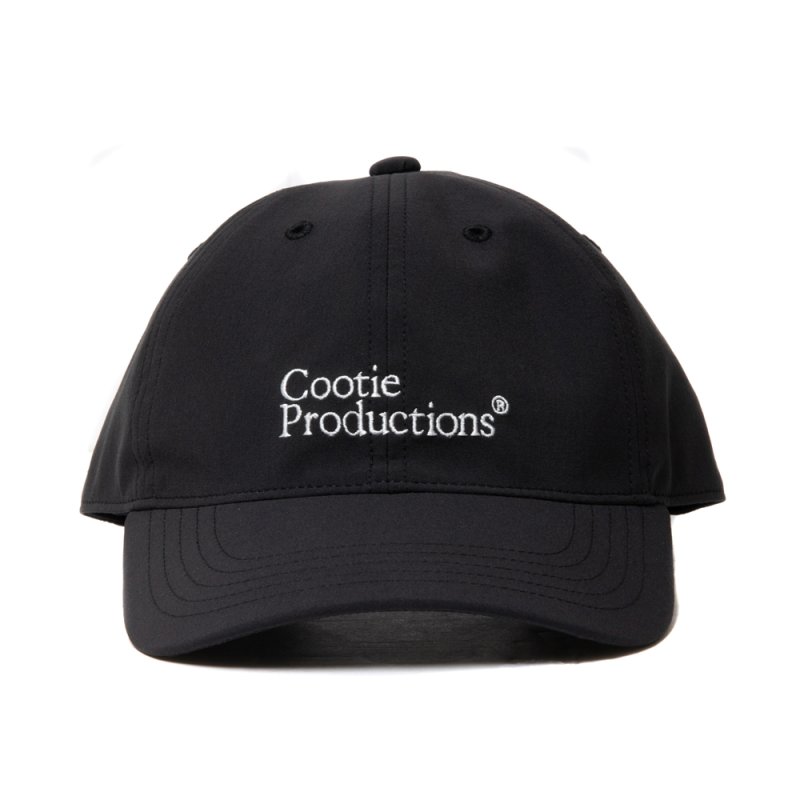 画像1: COOTIE PRODUCTIONS/Nylon Light Cloth 6 Panel Cap（Black）［6パネルキャップ-24春夏］