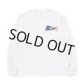 【30%OFF】RATS/THUNDER FLAG LS TEE（WHITE）［プリント長袖T-24春夏］