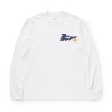 【30%OFF】RATS/THUNDER FLAG LS TEE（WHITE）［プリント長袖T-24春夏］