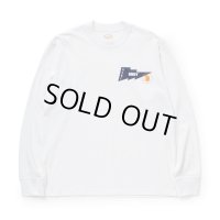 【30%OFF】RATS/THUNDER FLAG LS TEE（WHITE）［プリント長袖T-24春夏］