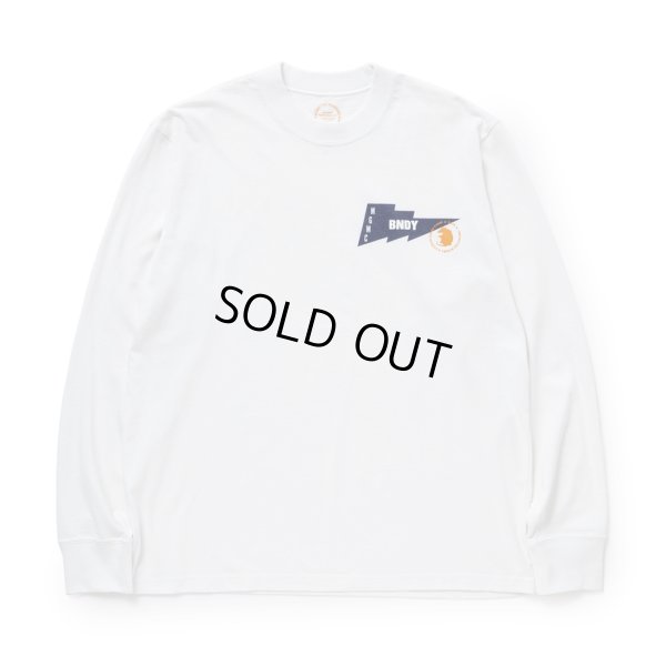 画像1: 【30%OFF】RATS/THUNDER FLAG LS TEE（WHITE）［プリント長袖T-24春夏］