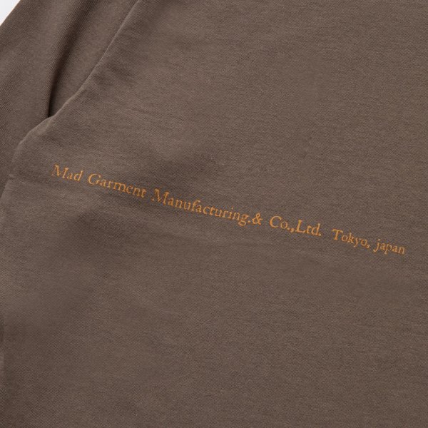 画像5: 【30%OFF】RATS/ASH LS TEE（ASH BROWN）［プリント長袖T-24春夏］