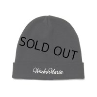 WACKO MARIA/COTTON KNIT WATCH CAP（BLACK）［コットンニットキャップ-24春夏］