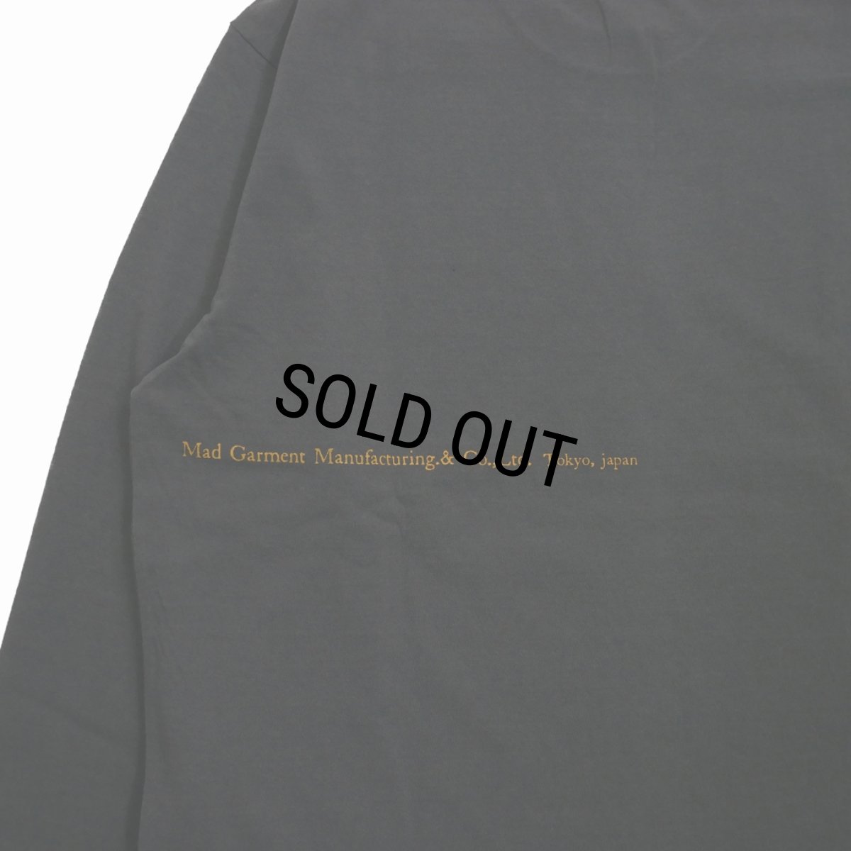 画像3: 【30%OFF】RATS/ASH LS TEE（ASH BLACK）［プリント長袖T-24春夏］ (3)