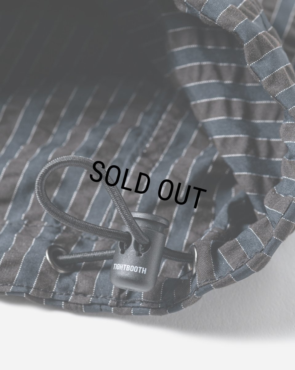 画像12: TIGHTBOOTH/SEERSUCKER ANORAK（Black）［シアサッカーアノラック-24春夏］ (12)