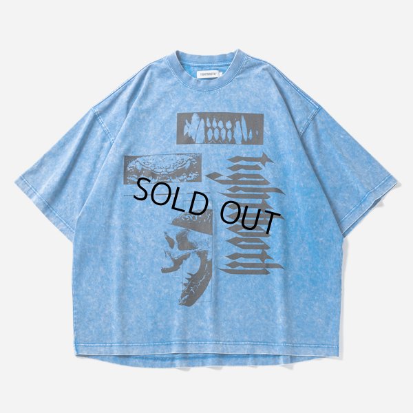 画像1: 【30%OFF】TIGHTBOOTH/BEAST T-SHIRT（Blue）［プリントT-24春夏］