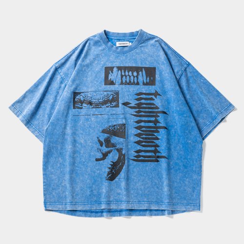 他の写真1: TIGHTBOOTH/BEAST T-SHIRT（Blue）［プリントT-24春夏］