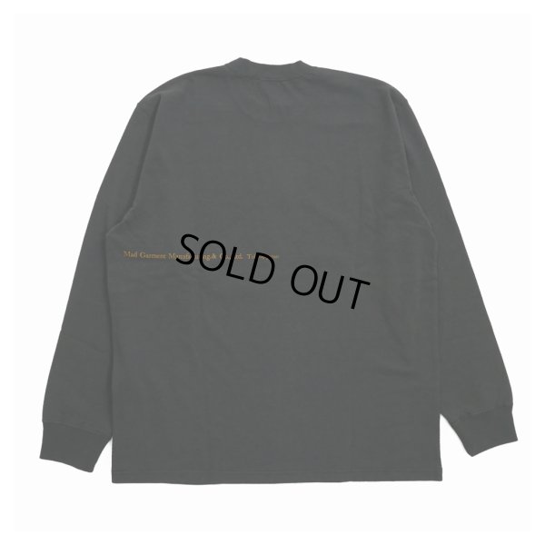画像2: 【30%OFF】RATS/ASH LS TEE（ASH BLACK）［プリント長袖T-24春夏］