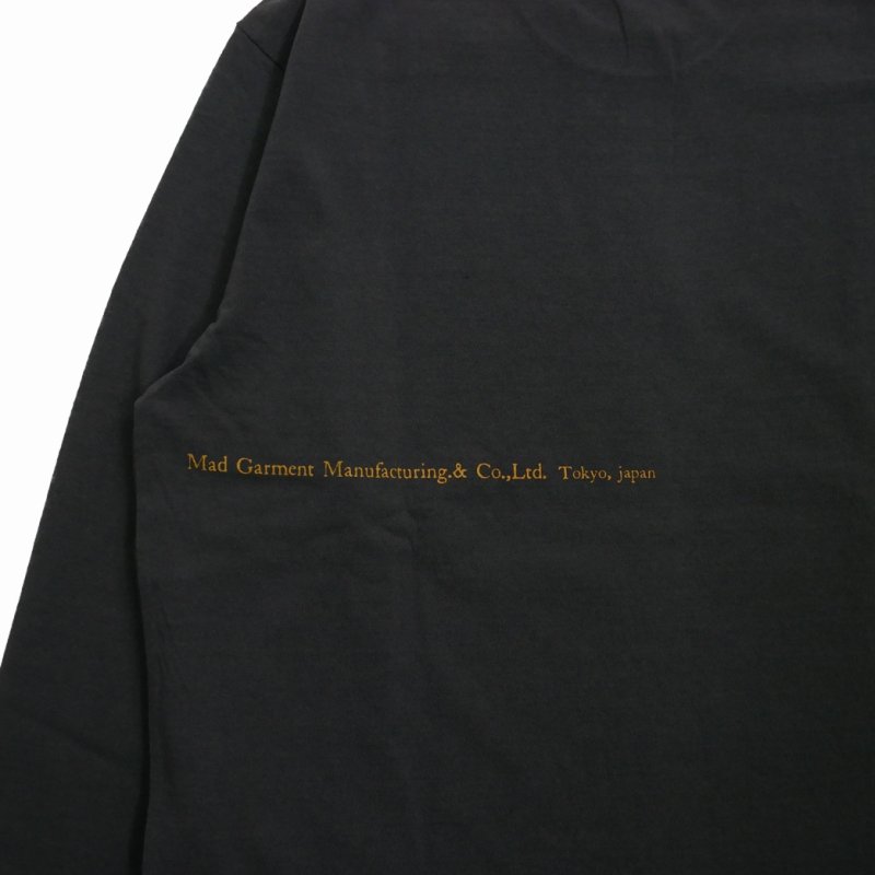 画像3: 【30%OFF】RATS/ASH LS TEE（ASH BLACK）［プリント長袖T-24春夏］