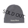 WACKO MARIA/COTTON KNIT WATCH CAP（NAVY）［コットンニットキャップ-24春夏］