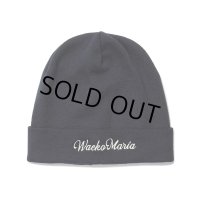 WACKO MARIA/COTTON KNIT WATCH CAP（NAVY）［コットンニットキャップ-24春夏］