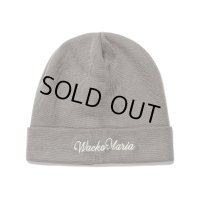 WACKO MARIA/COTTON KNIT WATCH CAP（GRAY）［コットンニットキャップ-24春夏］