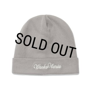 WACKO MARIA/COTTON KNIT WATCH CAP（GRAY）［コットンニットキャップ