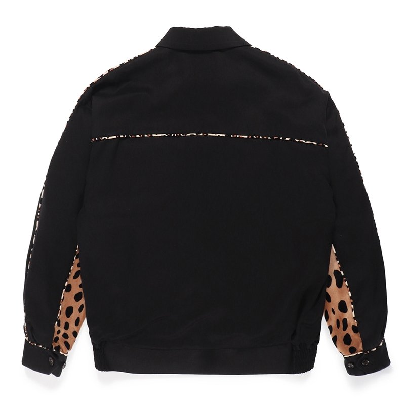 画像2: WACKO MARIA/LEOPARD WESTERN JACKET（BLACK）［レオパードウエスタンJKT-24春夏］