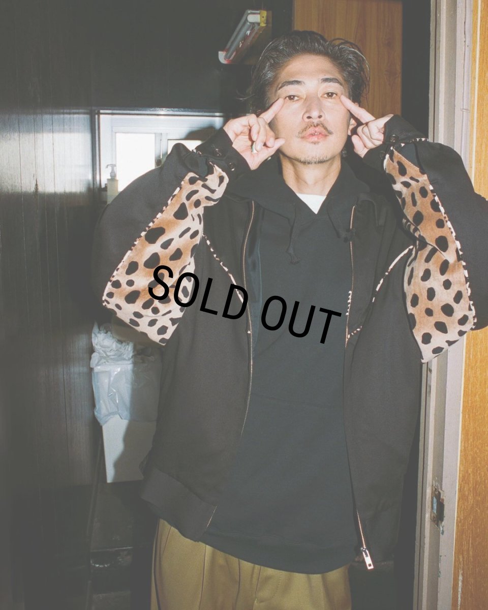 画像4: WACKO MARIA/LEOPARD WESTERN JACKET（BLACK）［レオパードウエスタンJKT-24春夏］ (4)