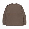 画像2: 【30%OFF】RATS/ASH LS TEE（ASH BROWN）［プリント長袖T-24春夏］ (2)