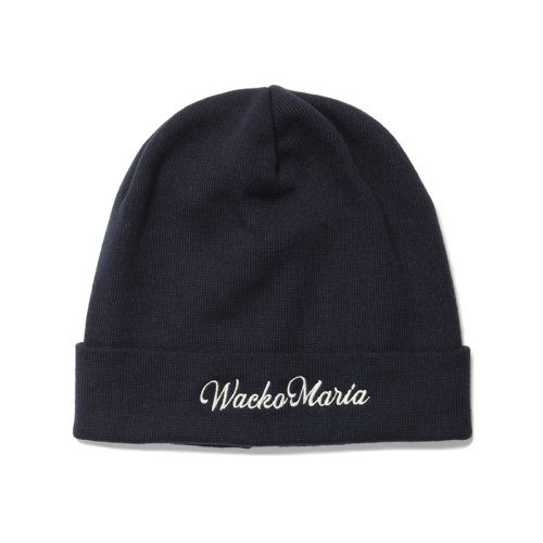 他の写真1: WACKO MARIA/COTTON KNIT WATCH CAP（NAVY）［コットンニットキャップ-24春夏］