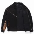 画像3: WACKO MARIA/LEOPARD WESTERN JACKET（BLACK）［レオパードウエスタンJKT-24春夏］ (3)