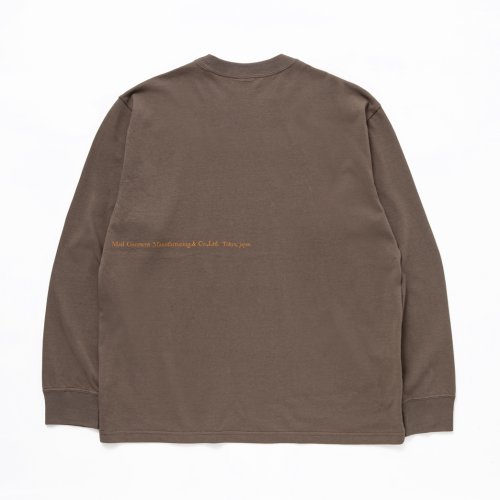 他の写真2: 【30%OFF】RATS/ASH LS TEE（ASH BROWN）［プリント長袖T-24春夏］