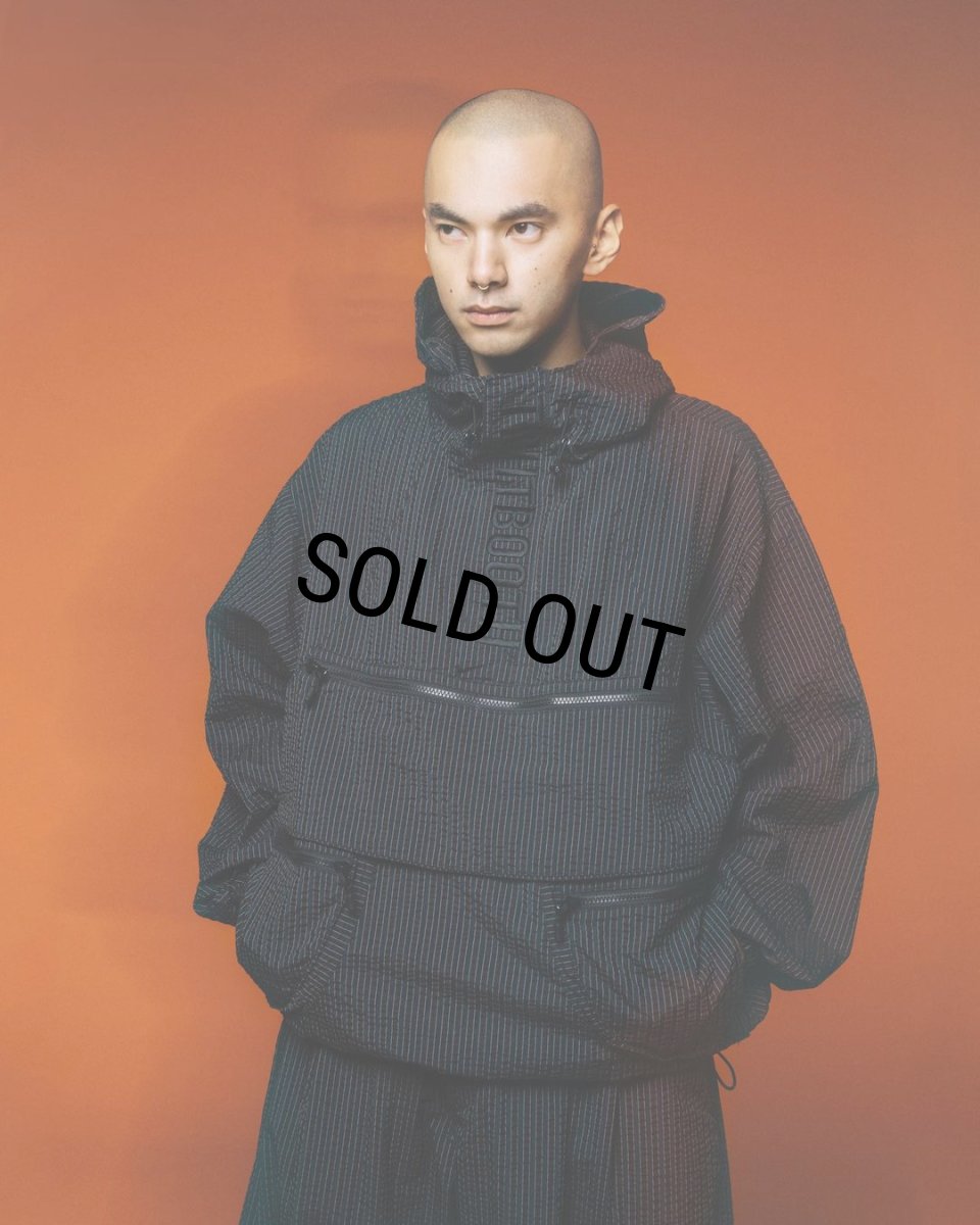 画像14: TIGHTBOOTH/SEERSUCKER ANORAK（Black）［シアサッカーアノラック-24春夏］ (14)