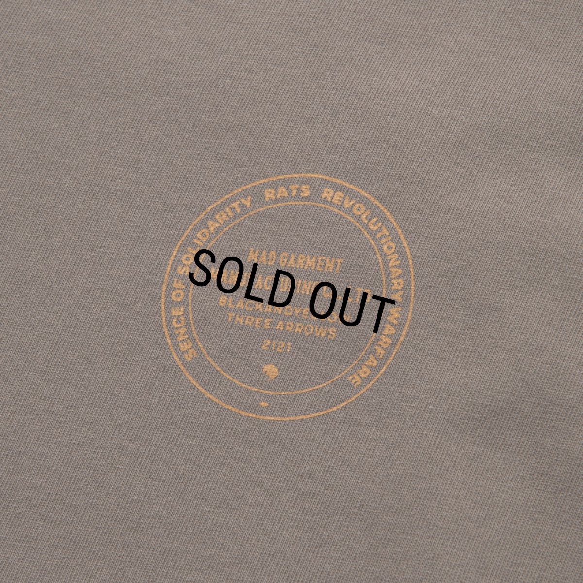 画像4: 【50%OFF】RATS/ASH LS TEE（ASH BROWN）［プリント長袖T-24春夏］ (4)